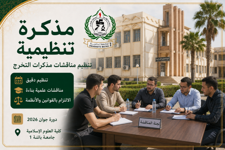 مذكرة تنظيمية